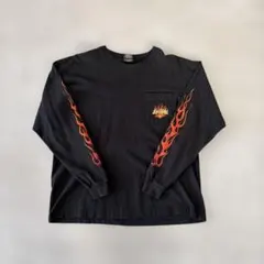 harley davidson USA製 フレイム ファイヤー ロンT ハーレー