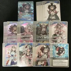 ホロカ　沙花叉クロヱ　デッキパーツ各４枚　OSR+Debut10枚