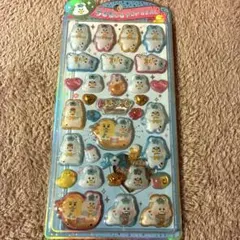 【即発送】おぱんちゅうさぎ うるちゅる 立体 シール んぽちゃむ 水色