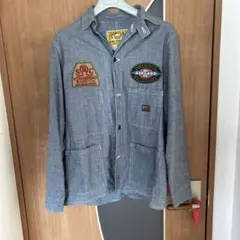 TCB jeans catharttカバーオール インディゴ ヘリンボン 40 - メルカリ