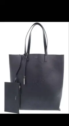 イヴ・サンローラン　SAINT LAURENT ブラック トートバッグのサムネイル