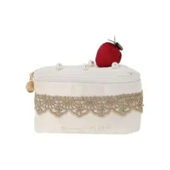 Maison de FLEUR トライアングルポーチ　アイボリー