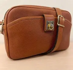 【美品】セリーヌ　CELINE ショルダーバッグ オールレザー　ガンチーニ　金具
