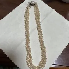 パールネックレスビンテージアクセサリー