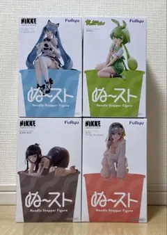 勝利の女神 NIKKE ・ずんだもん ぬーどるストッパーフィギュア 4点セット