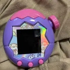 たまごっち 4u ピンク カラフルメロディ ソフトケース ストラップ