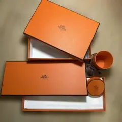 HERMES ギフトボックスセット 空箱 オレンジ