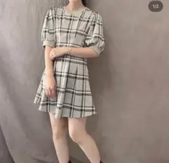 チェックスウェットOPのサムネイル