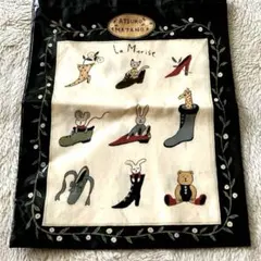 ヴィンテージ　ATSUKO MATANO La Merise 手提げ袋　撥水加工のサムネイル