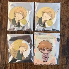 チェンソーマン　和装　缶バッジ デンジ　4点セット　アニメイト　ホテル　特典