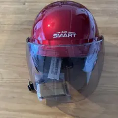 SMART 赤 ジェットヘルメットのサムネイル