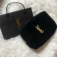 YSL イヴサンローラン ノベルティ ポーチ ブラック