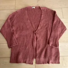 LOWRYSFARM カーディガン ニット ピンク 秋冬