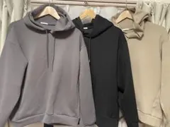 GU フード付きパーカー 3色セット Sサイズ