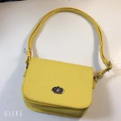 GLOBAL WORK ショルダーバッグ　イエロー