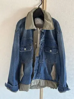 ゆみ様専用 sacai サカイ 20ss デニムジャケット レイヤード 黒 - メルカリ