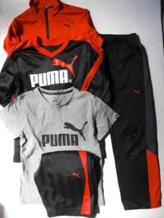 キッズ　１４０ プーマPUMA ジャージ、半袖Tシャツ、半パン、スポーツウェア