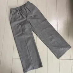 green label relaxingグレー ワイドパンツ 36