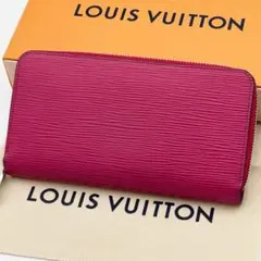 【美品】ヴィトン エピ ジッピーウォレット ラウンド 長財布 赤系