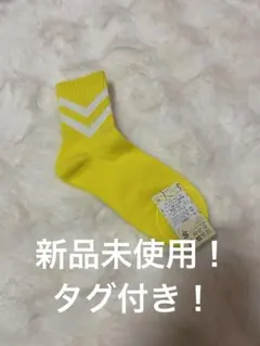 tutu anna 黄色 V字ストライプ靴下