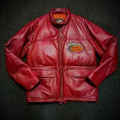 ハーレーダビッドソン デッドストックレザーダウン ボルドー M