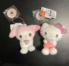 mikko×サンリオドーナツデザインマスコット キティ マイメロディ 2種セット