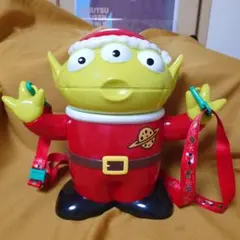도쿄 디즈니 리조트 ☆ 리틀 그린 맨 ☆ 산타 클로스 팝콘 버킷
