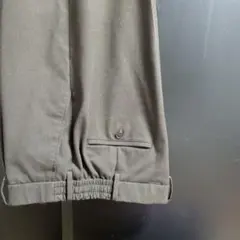 【UNIQLO U】タックテーパードパンツ 38darkbrown