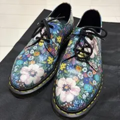 【美品】ドクターマーチン 花柄 レザー 3ホールシューズ レア 25cmのサムネイル
