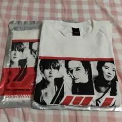 JYJ 공식 상품 T셔츠 2장 세트 재중준수 유천