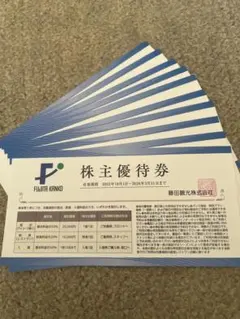 藤田観光 株主優待券 10枚セット　ワシントンホテル等