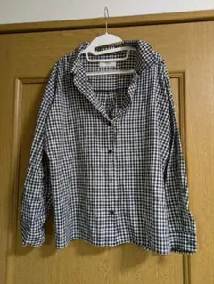 AZULギンガムチェック 長袖シャツ