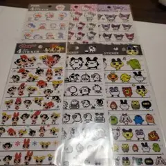 4サイズステッカー6種類 たまごっち等