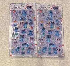 ディズニー プチドロップステッカー スティッチ ２点セット