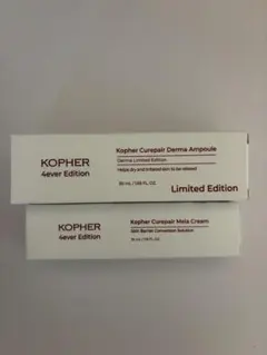 【新品未使用】KOPHERキュアペア ダーマアンプル＆メラクリーム4点まとめ売り 新品未使用】KOPHERキュアペア ダーマアンプル＆メラクリーム4点まとめ