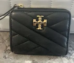 Tory Burch 二つ折り財布 キルティング ブラック