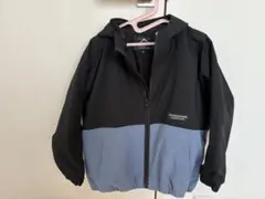 フード付きジャケット 120cm 黒と青