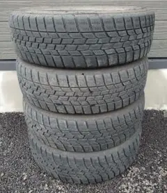 グッドイヤー　アイスナビ6 175/70R14 4本　ドリフト練習　ドリケツに！のサムネイル