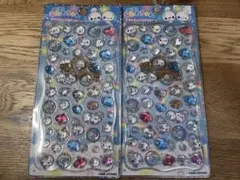 ぷくぷくあわわちゃん　ボンボンドロップシール　プチドロップステッカー