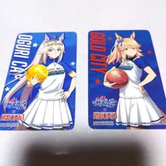 ウマ娘　紙カード２枚セット　 (ラウンドワン)【匿名発送】