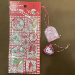マイメロディ ウォーターステッカー★おまけ付き