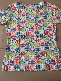 コルディア　カラフル花柄 Tシャツのサムネイル