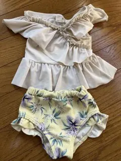 ベビー　水着　プティマイン　セパレート　女の子　80