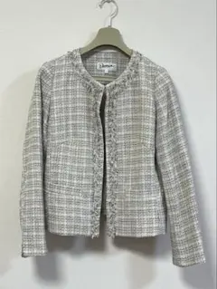 Desssin ノーカラージャケット グレー系