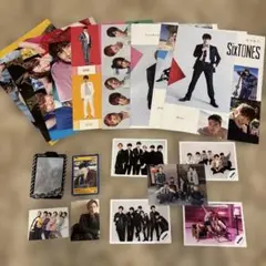 SixTONES グッズセット(雑誌ピンナップ、生写真、デタカ、アルバム特典)