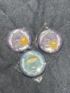 お文具といっしょ あそーとこれくしょんなのです2 缶バッジ3個セット