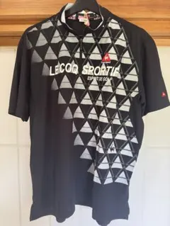 LE COQ SPORTIF 幾何学模様シャツ LL
