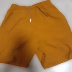 GU オレンジ ハーフパンツ 100%ナイロン