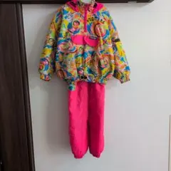 レトロ 子ども用スキーウェアセット