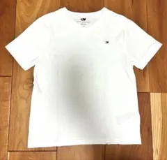 【美品】トミーヒルフィガー キッズ S 半袖 シャツ 白